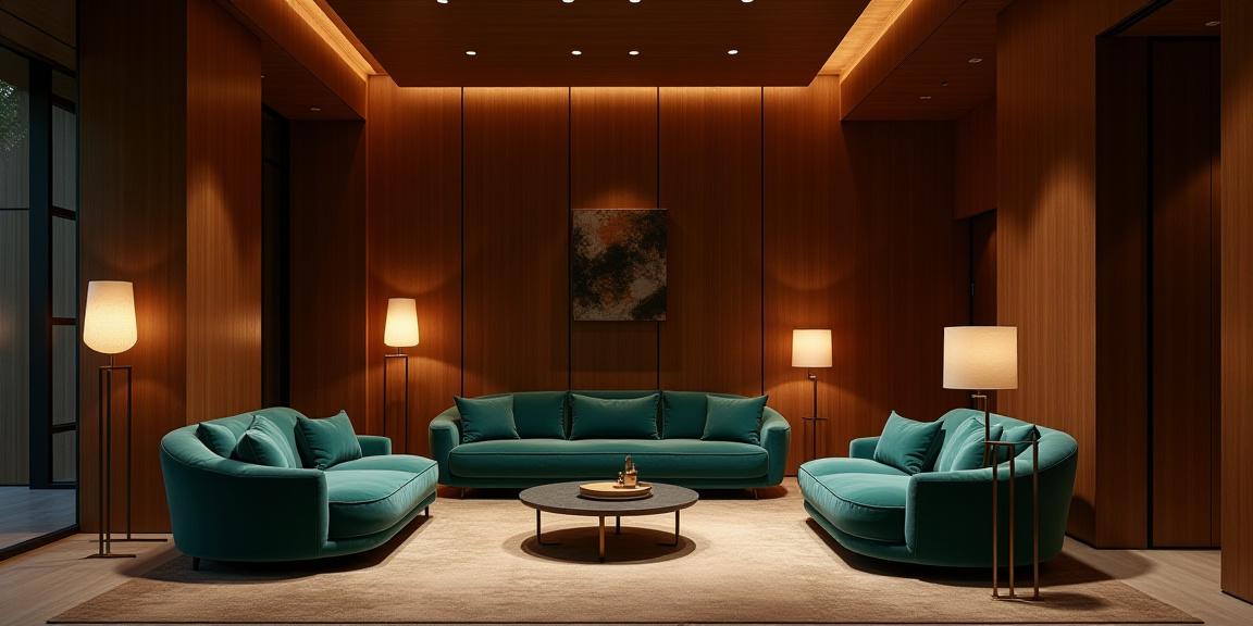 Luxury hotel lobby with bespoke furniture by Nova Palazzo Furnishings